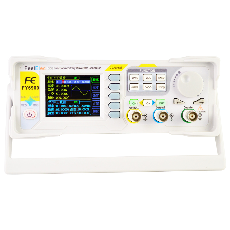 NEW FY6900 Dual Channel DDS Fu - Dual Channel Arbitrary Waveform Function Generator 60Mhz 评论和价格